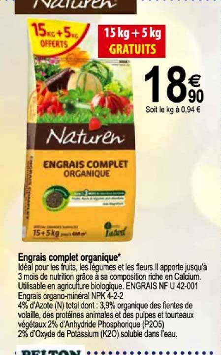 engrais complet organique
