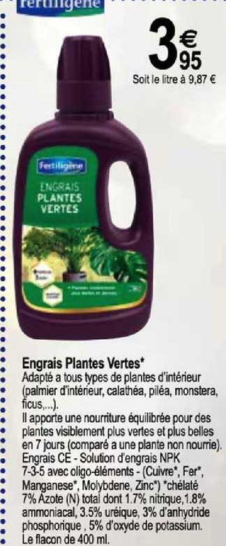 Engrais Plantes Vertes