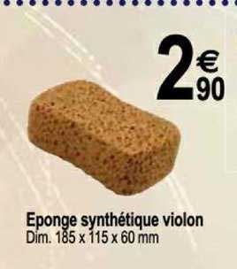 éponge synthétique violon