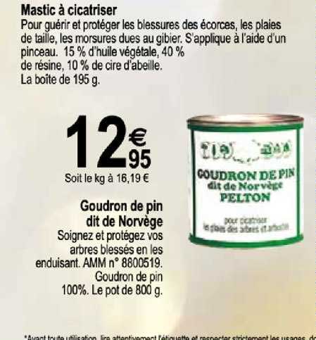 Goudron De Pin Dit De Norvège