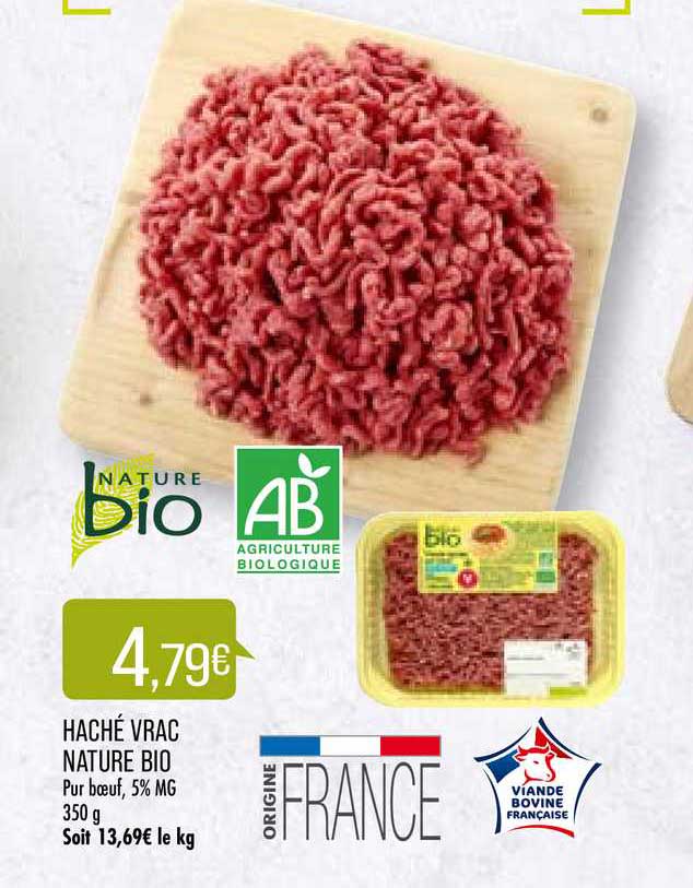 Haché Vrac Nature Bio