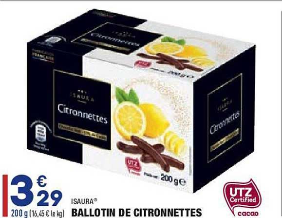 isaura ballotin de citronnettes