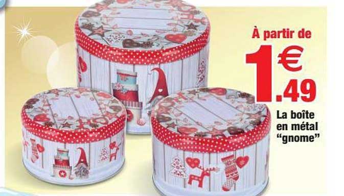 la boîte en métal gnome