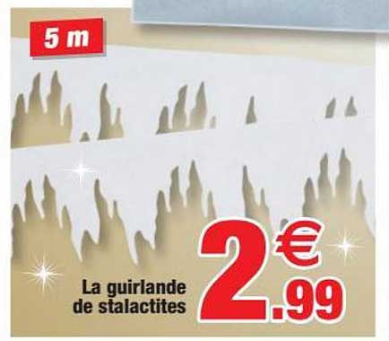 la guirlande de stalactites