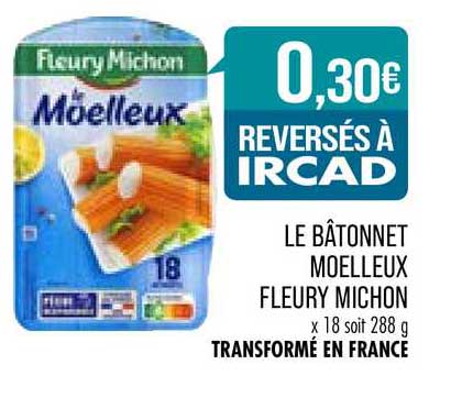 le bâtonnet moelleux fleury michon