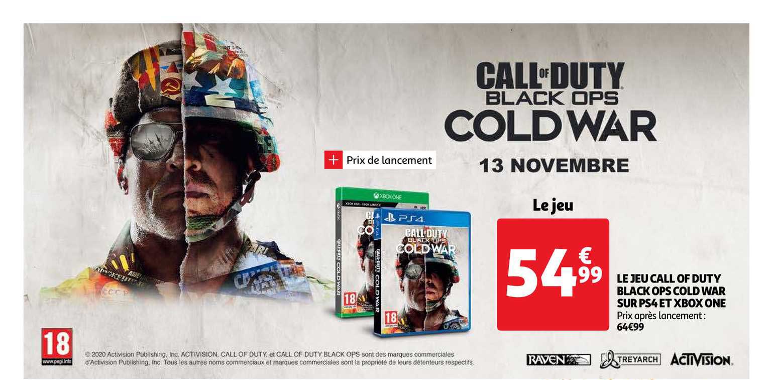 le jeu call of duty black ops cold war sur ps4 et xbox one