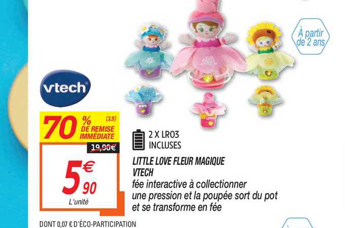little love fleur magique vtech 70% de remise immédiate