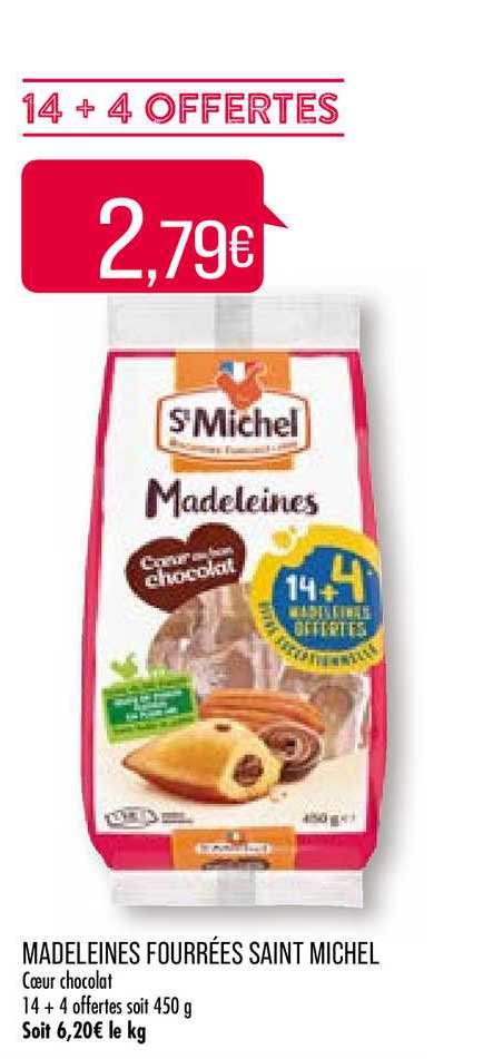 Madeleines Fourrées Saint Michel