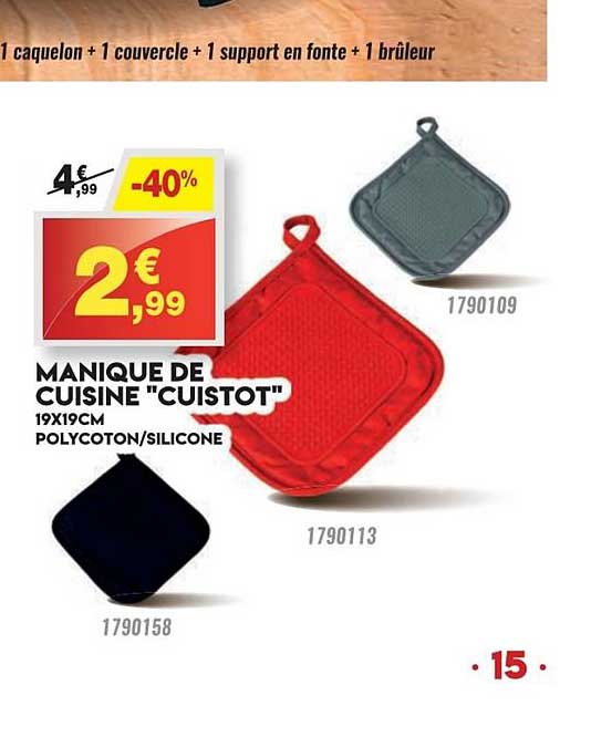 Manique De Cuisine Cuistot