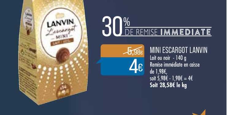 Mini Escargot Lanvin 30% De Remise Immédiate