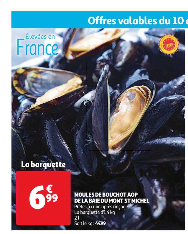 Moules De Bouchot Aop De La Baie Du Mont St Michel