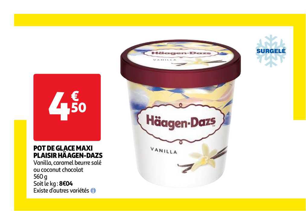 pot de glace maxi plaisir häagen dazs