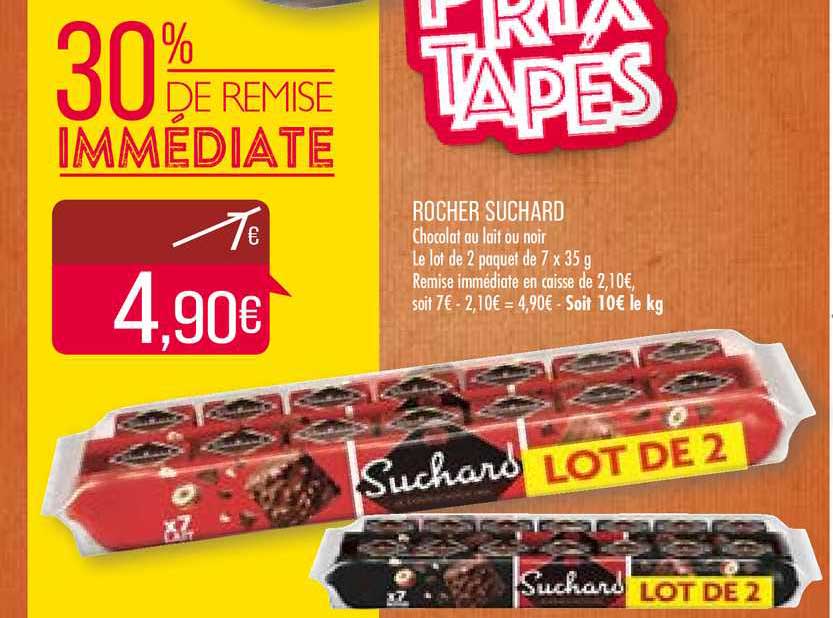 Rocher Suchard 30% De Remise Immédiate