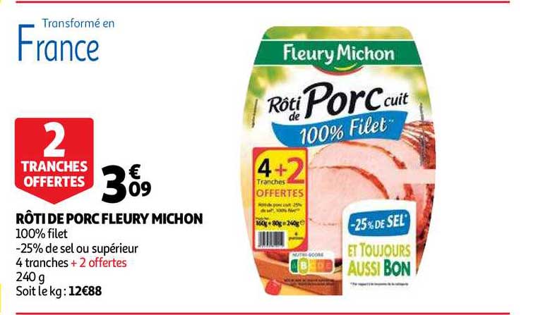 rôti de porc fleury michon
