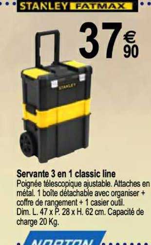 servante 3 en 1 classic line