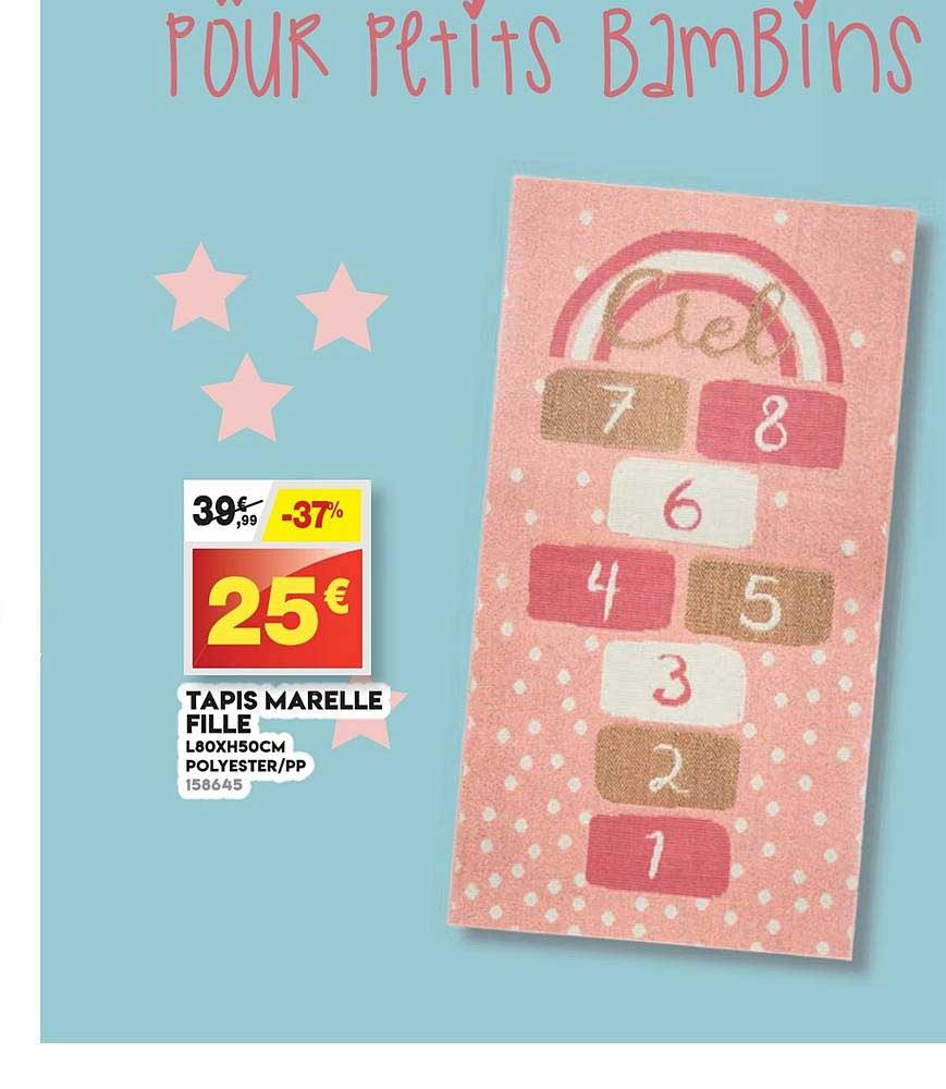tapis marelle fille
