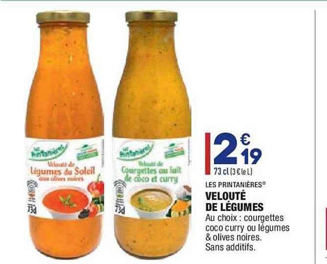 Velouté De Légumes Les Printannières