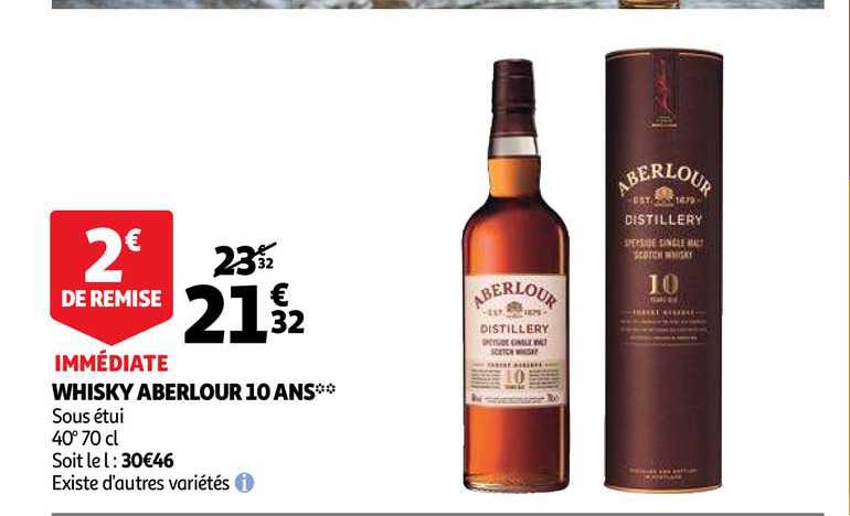 whisky aberlour 10 ans