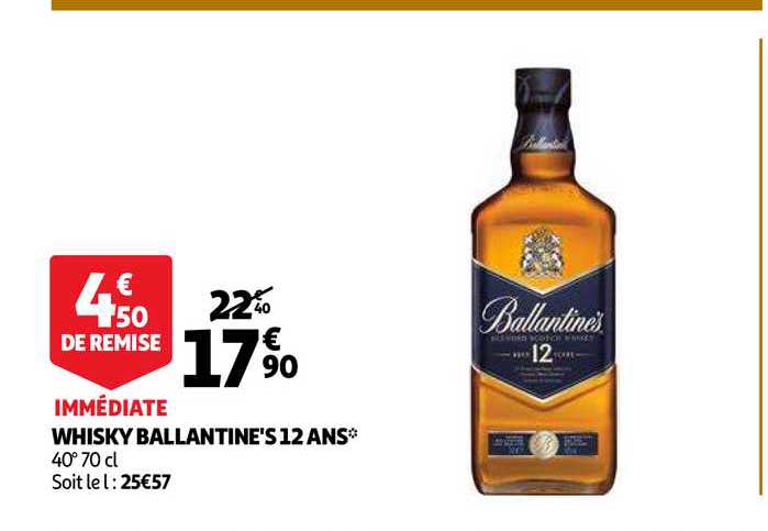 whisky ballantine's 12 ans