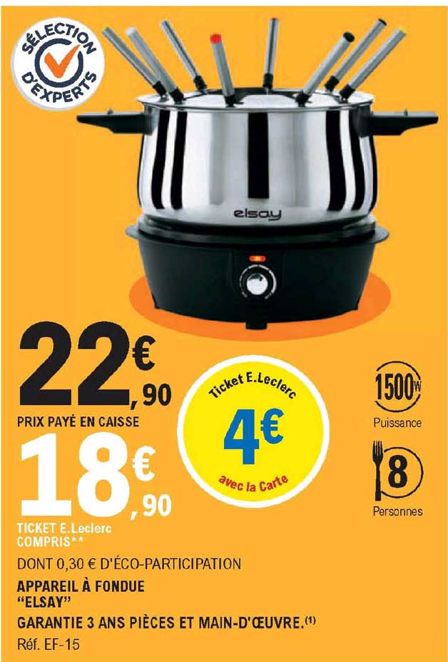 Appareil à Fondue "elsay"