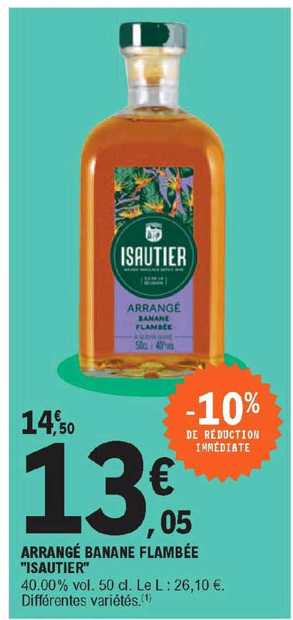 arrangé banane flambée "isautier"