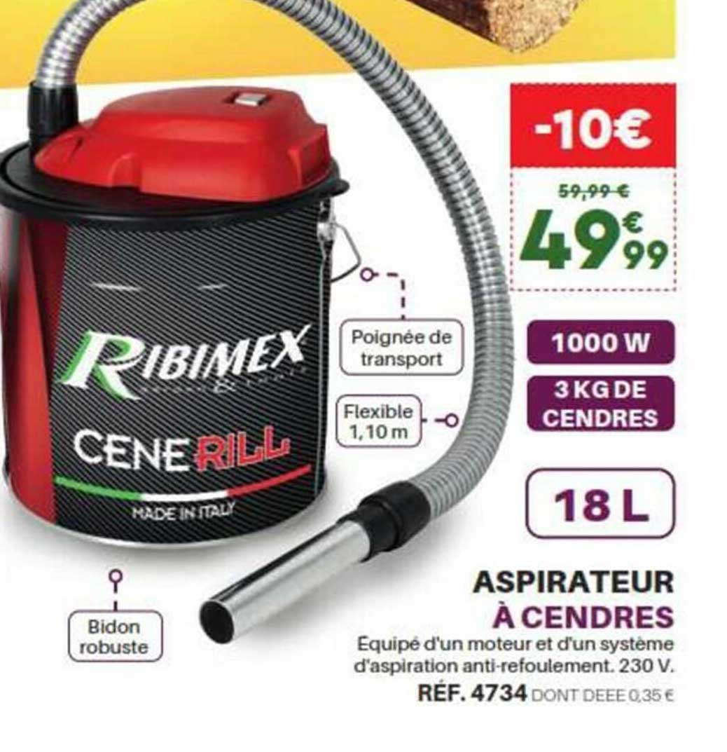 aspirateur à cendres