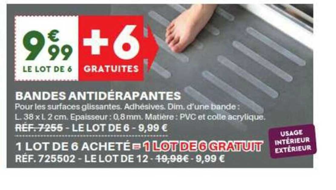 bandes antidérapantes