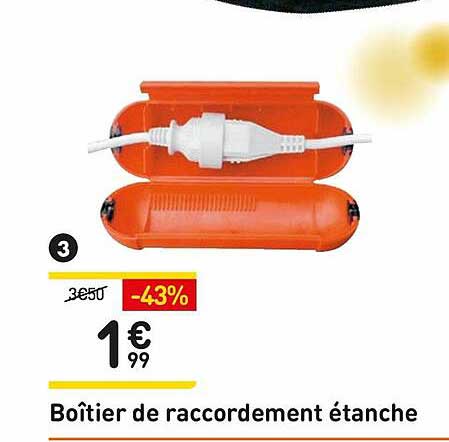 boîtier de raccordement étanche