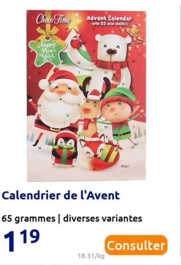 calendrier de l'avent