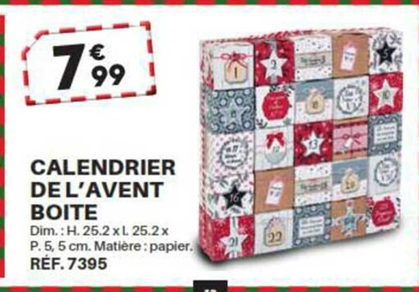 calendrier de l'avent boîte