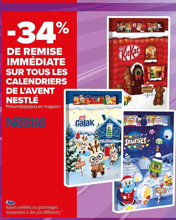 Calendrier De L'avent Nestlé