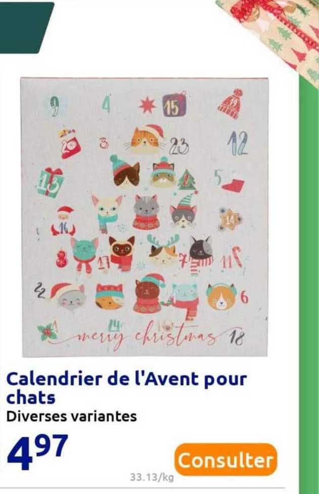 Calendrier De L'avent Pour Chats