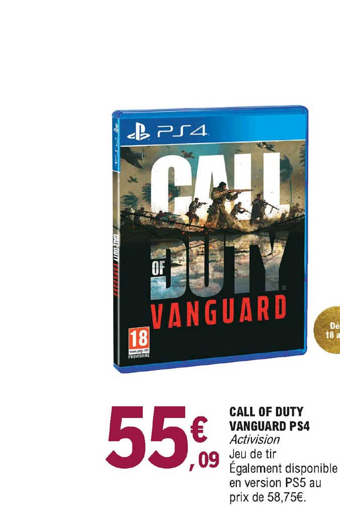 call of duty vanguard ps4