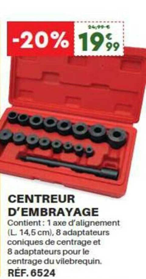 centreur d'embrayage