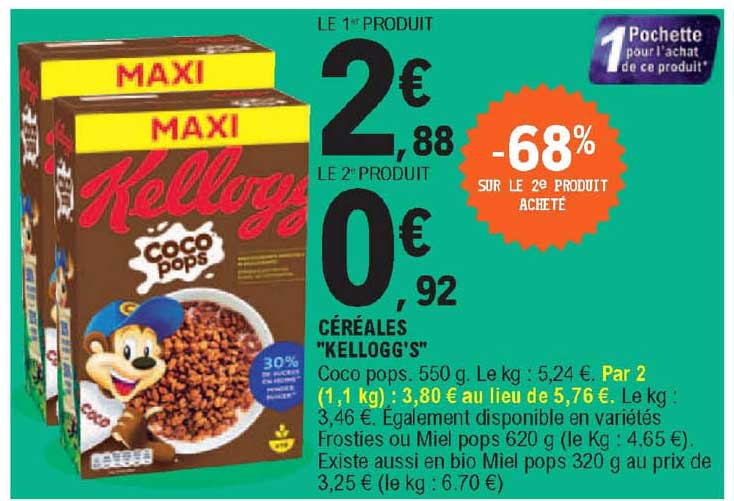 Céréales "kellogg's"