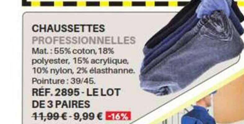 chaussettes professionnelles