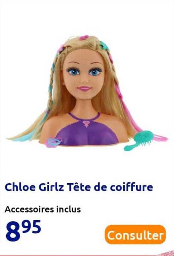 chloé girlz tête de coiffure