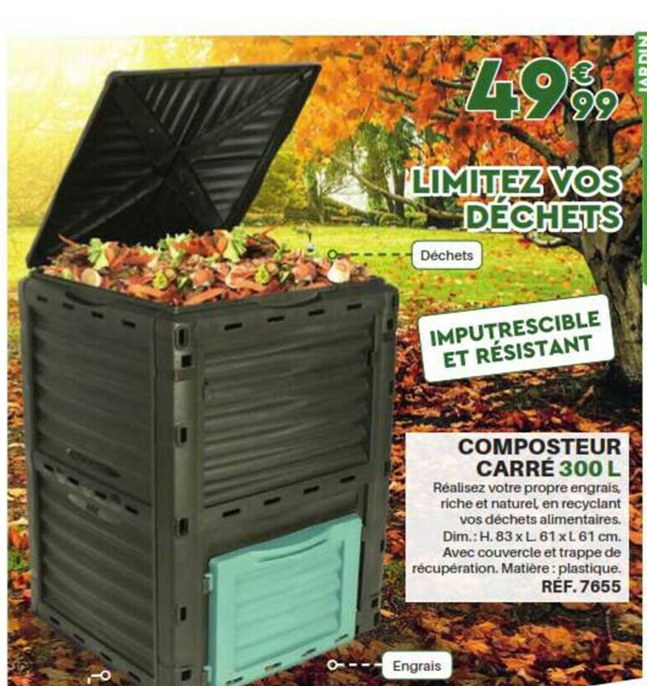 Composteur Carré 300 L