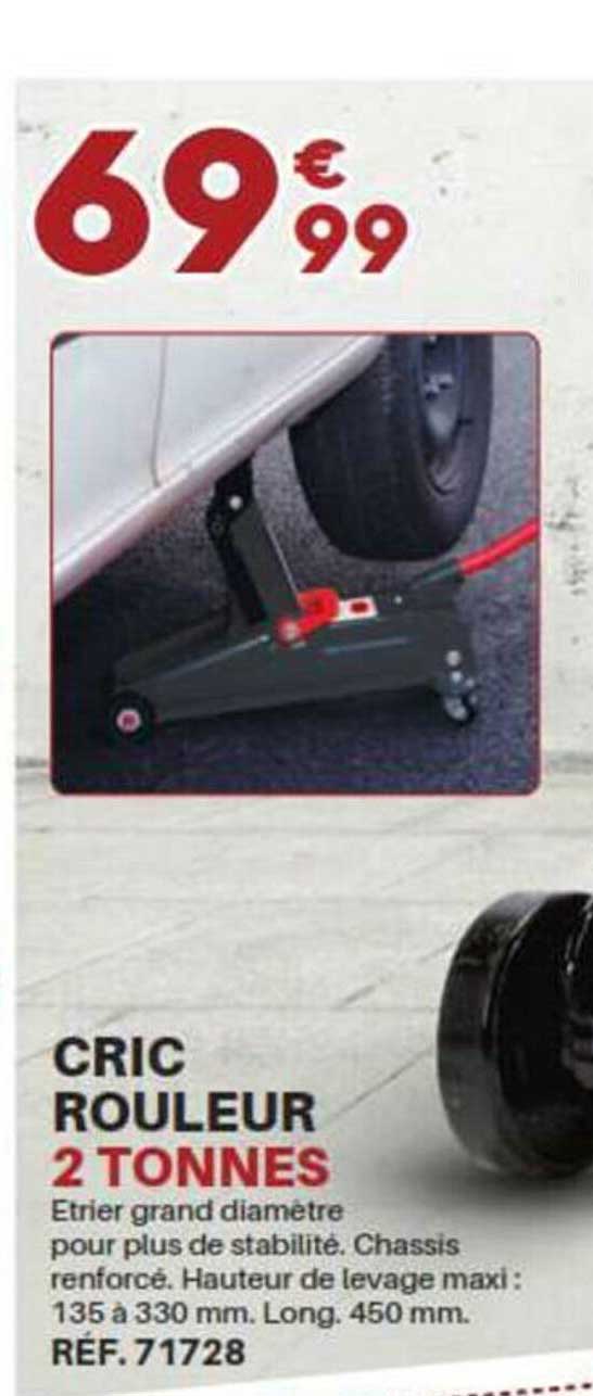 cric rouleur 2 tonnes