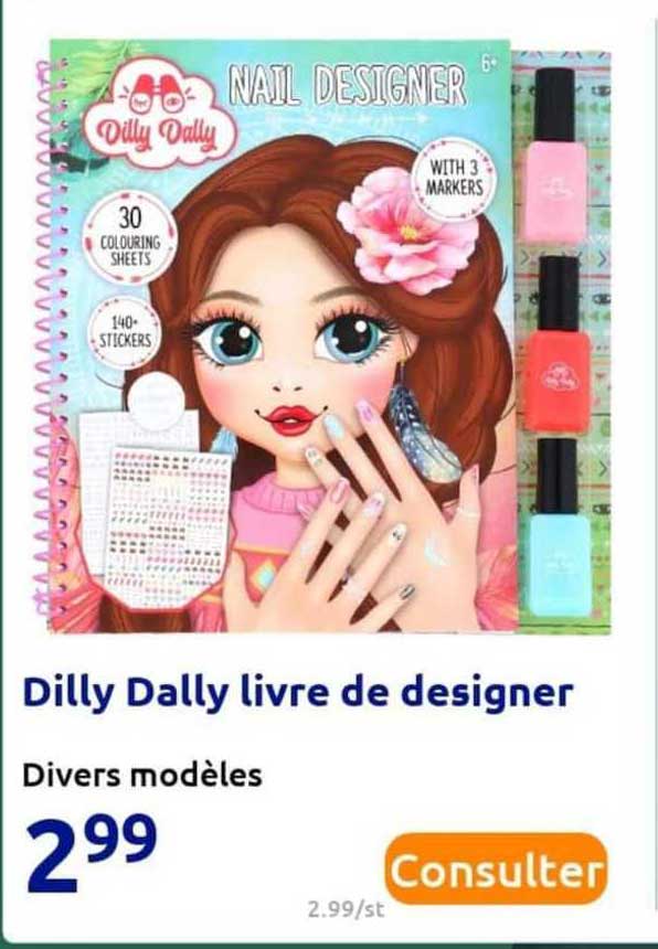 dilly dally livre de designer