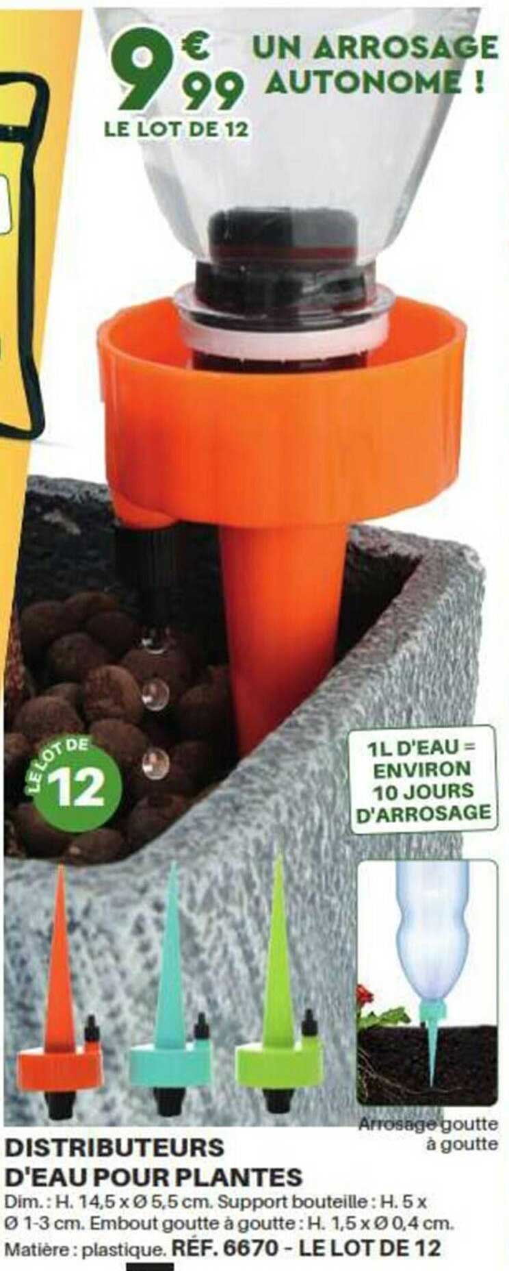 distributeurs d'eau pour plantes
