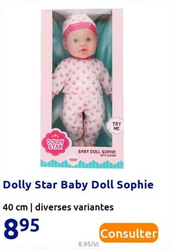 Dolly Star Baby Doll Sophie