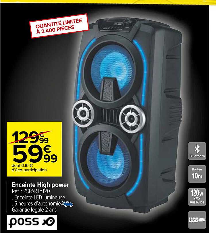 enceinte high power