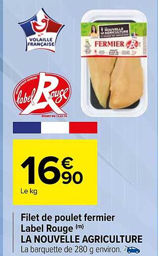 filet de poulet fermier label rouge la nouvelle agriculture