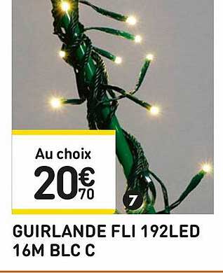 guirlande fli 192 led 16m blc c