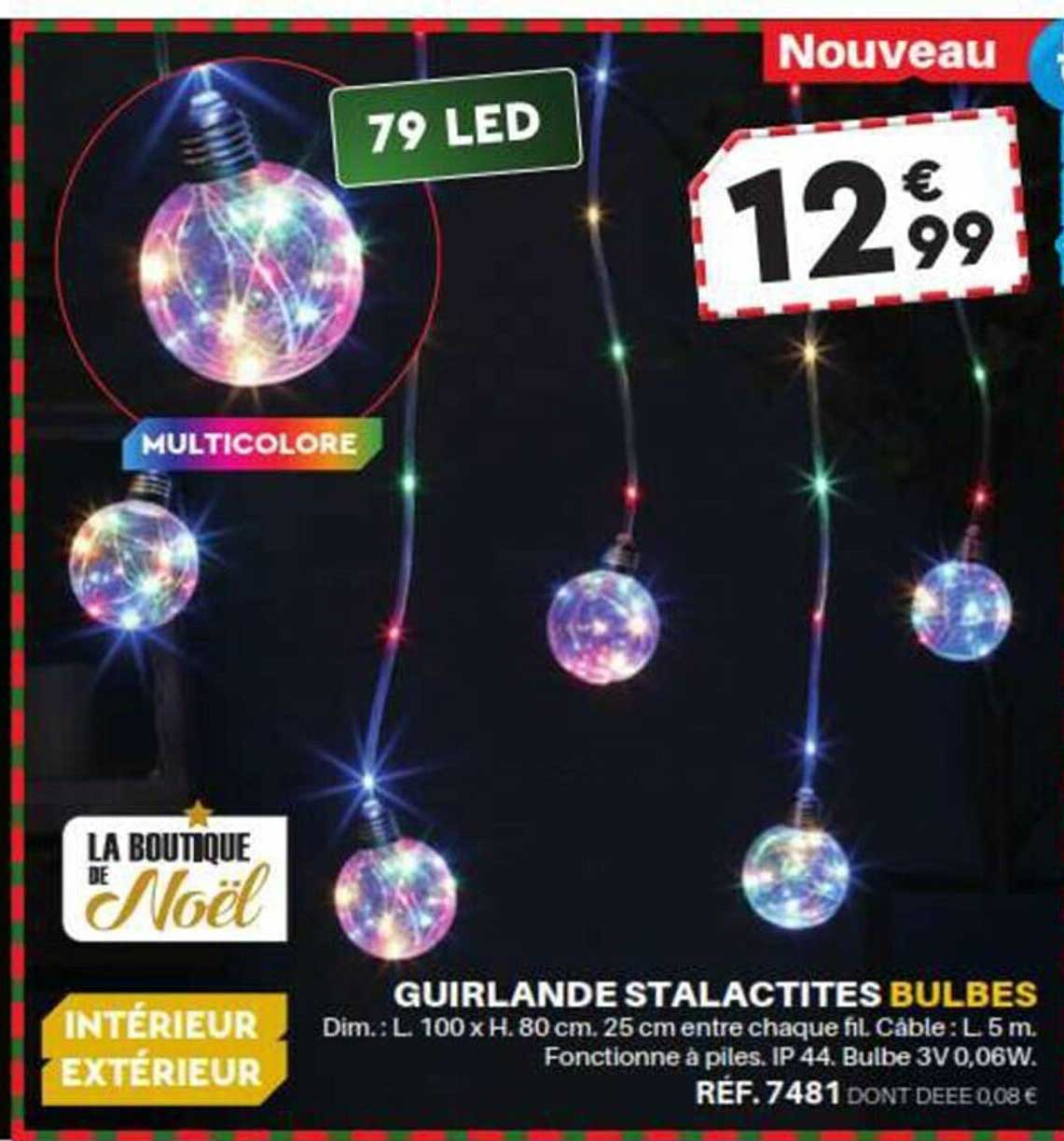 guirlandes stalactites bulbes