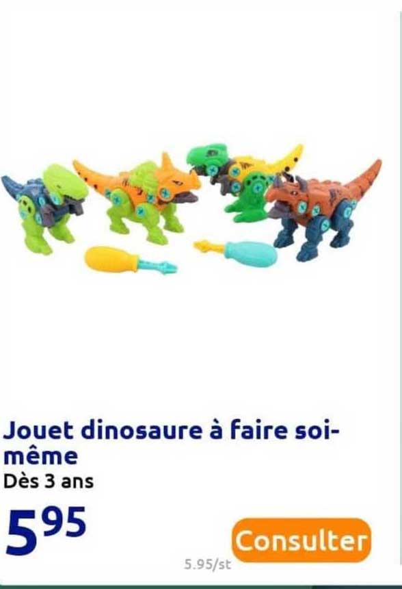 jouet dinosaure à faire soi-même