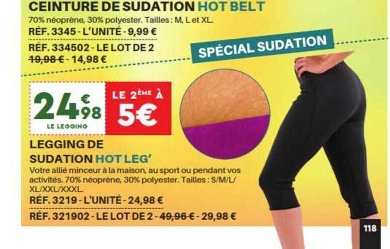 legging de sudation hot leg'