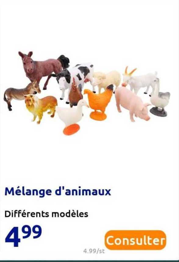 mélange d'animaux