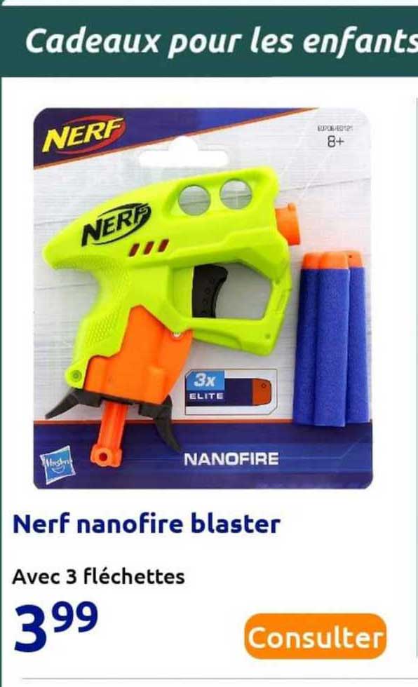 nerf nanofire blaster
